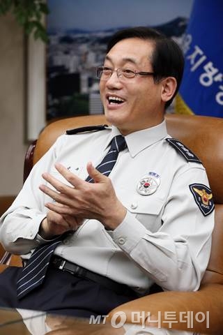 구은수 서울지방경찰청장/사진=임성균 기자 tjdrbs23@