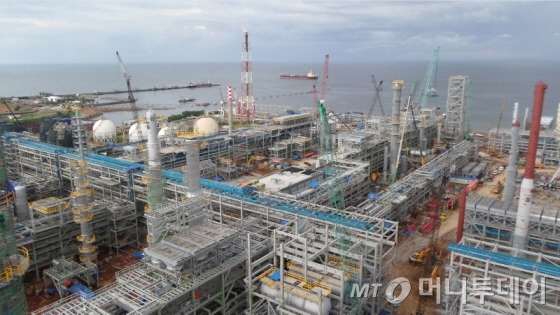 대림산업 필리핀 페트론 RMP-2 프로젝트 현장. /사진제공=대림산업