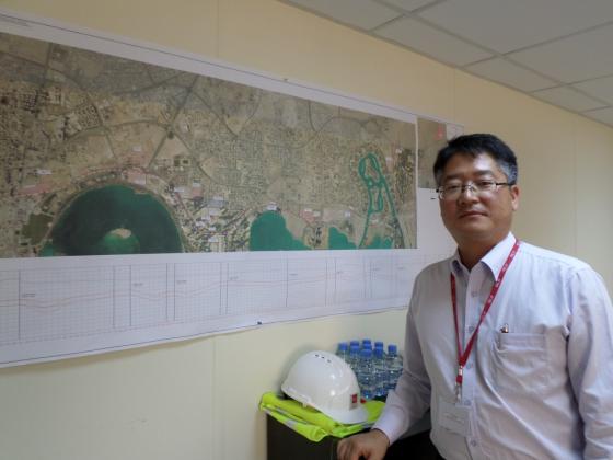 강병주 SK건설 지하철 카타르 레드라인 노스프로젝트 현장소장/사진=진경진 기자