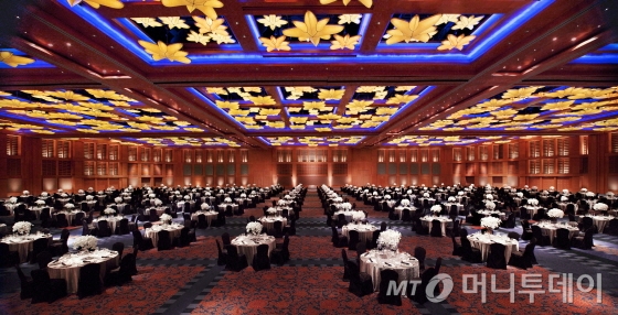 리조트월드센토사의 대형연회장 '콤파스볼룸'/사진제공=싱가포르관광청