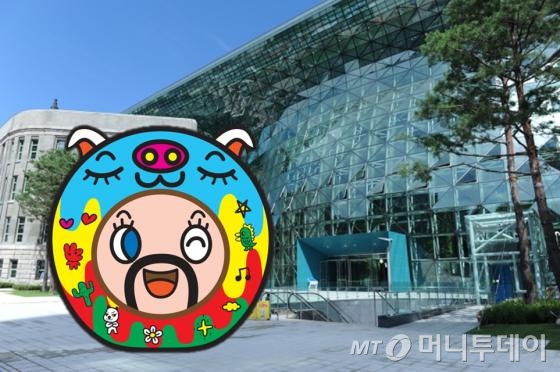 6일부터 서울광장에 설치 예정인 8m 높이의 대형 풍선돼지, ‘미스터 기부로’.