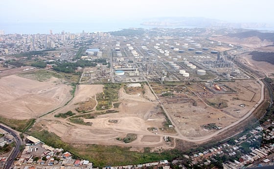 베네수엘라 푸에르토 라크루즈 정유공장 전경./사진=현대건설