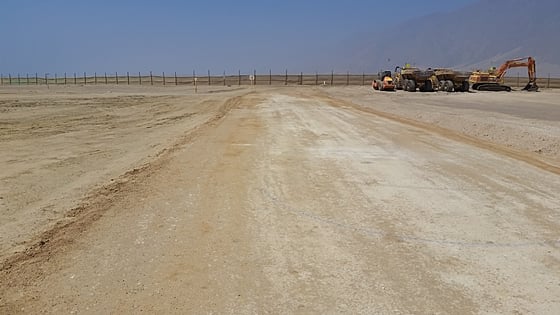 삼성엔지니어링이 수주한 칠레 BHP 켈라 발전플랜트 건설 부지./사진=삼성엔지니어링