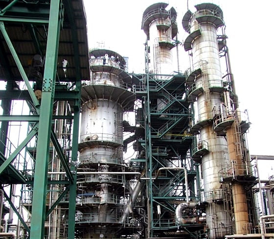 에콰도르 에스메랄다스 정유공장. SK건설이 현대화 공사를 진행 중이다./사진=SK건설