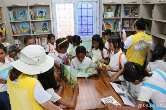 넥슨 해외 작은책방 3호점 캄보디아/사진제공=넥슨