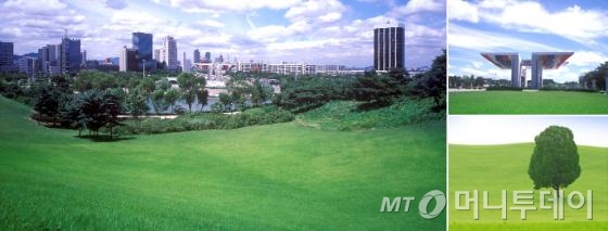 서울둘레길과 이어져 있는 올림픽공원.