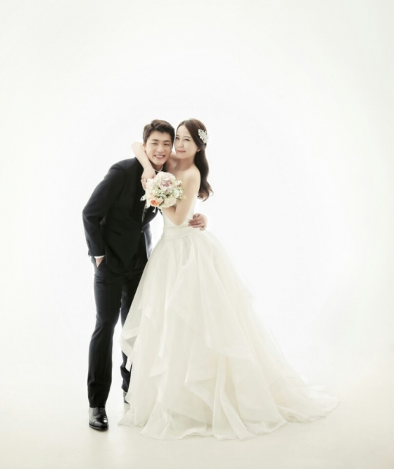 김광현 부부 웨딩사진 /사진=SK와이번스