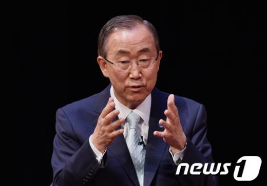 반기문 유엔 사무총장.© AFP=뉴스1 2014.07.10/뉴스1 © News1