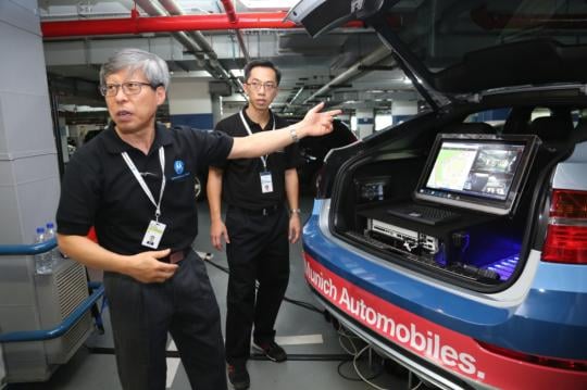 이동형 기지국 순찰차/사진=모토로라 솔루션