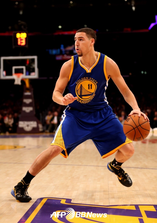 클레이 탐슨이 맹활약한 골든스테이트 워리어스가 새크라멘토 킹스를 꺾고 승리했다. /AFPBBNews=뉴스1