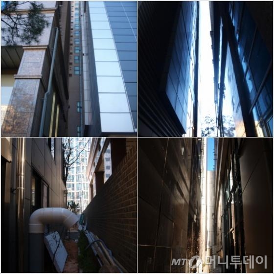 서울 구로구 구로동 소재 도시형생활주택 모습. 옆 건물과의 간격이 1~2m에 불과하다. / 사진=송학주 기자