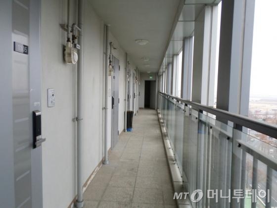 '유니트로' 복도. /사진=진경진 기자