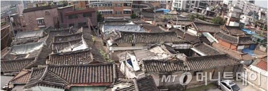 서울시내 한옥밀집지역인 북촌과 서촌 한옥마을 위치도. / 자료제공 = 서울시 @ 그래픽 = 유정수 디자이너