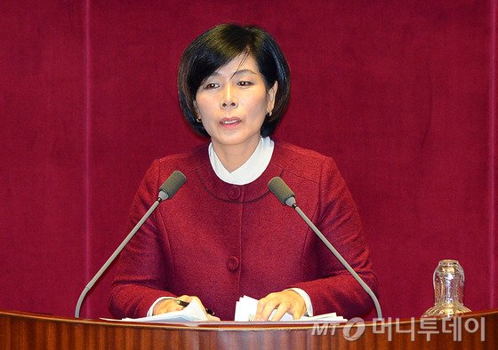 최민희 새정치민주연합 의원. /사진= 뉴스1