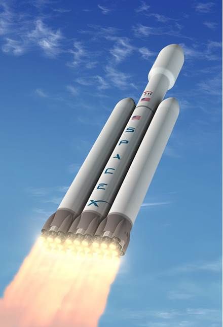 스페이스X가 자체 제작한 이동식 플랫폼 /사진=스페이스X