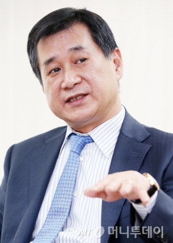 남성우 한화큐셀 사장/사진=홍봉진 기자