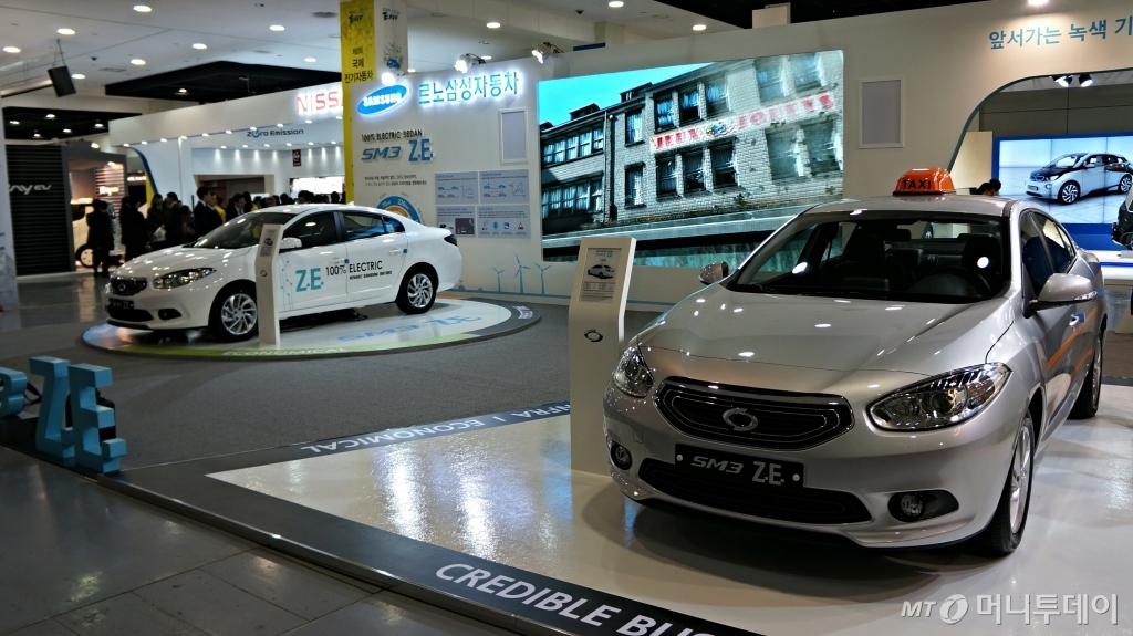 르노삼성 전기차 SM3 Z.E./사진=박상빈 기자