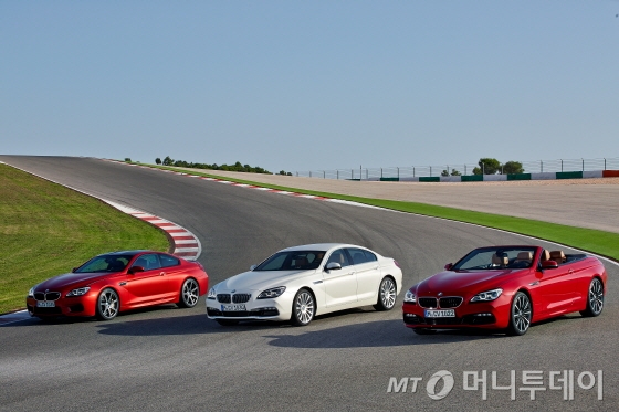BMW 뉴 6 시리즈 쿠페와 그란 쿠페, 컨버터블(왼쪽부터)./사진제공=BMW그룹