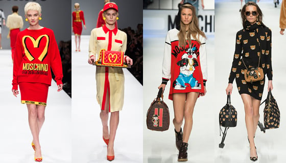 /사진=모스키노(Moschino) 2014 F/W, 2015 F/W 컬렉션