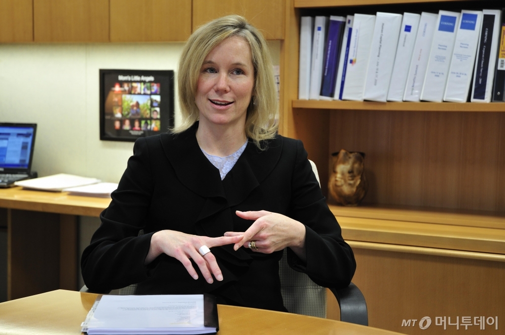 크리스티 팸비앙키 코닝 부사장/사진= 특별취재팀