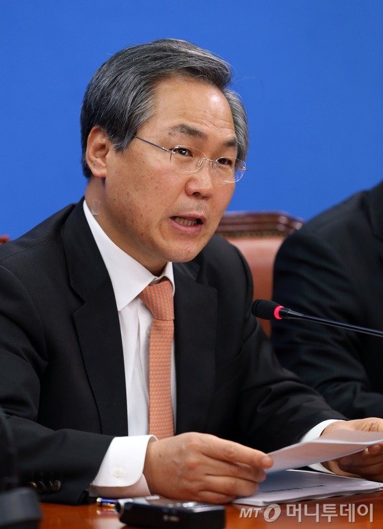 새정치민주연합 우윤근 원내대표. /사진=뉴스1<br>