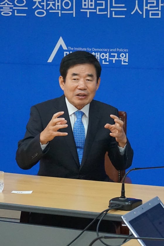 김진표 새정치민주연합 정책엑스포조직위원장.