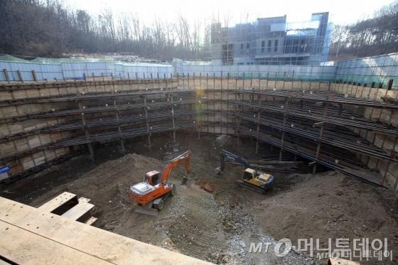 내곡지구 아우디 정비센터 현장. / 사진=박성대 기자