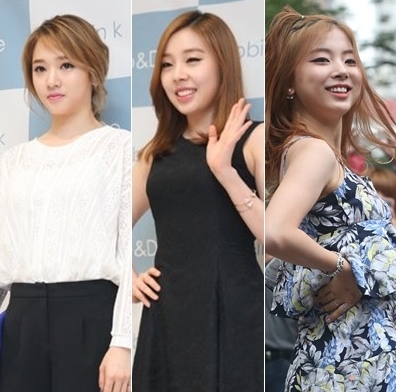 소정(왼쪽부터)과 애슐리, 주니 / 사진=스타뉴스