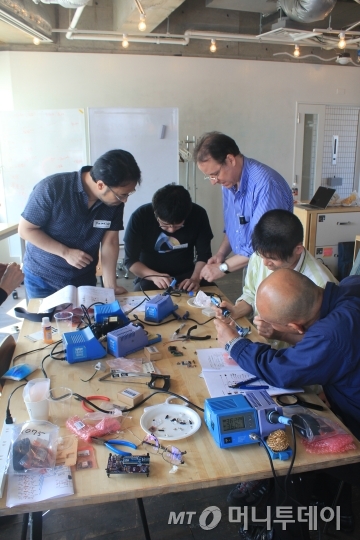 팹 카페 도쿄 10층 모습/사진=류준영 기자