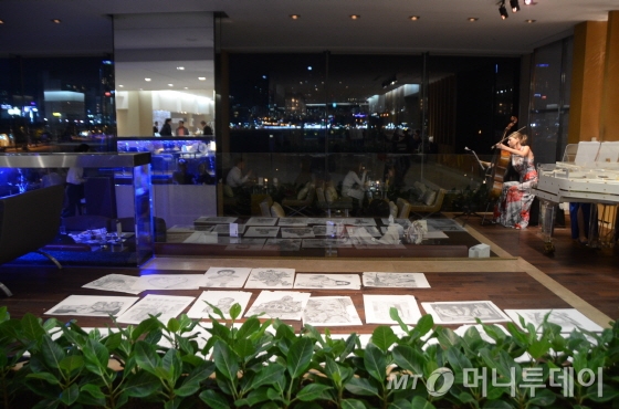 해운대 전망이 멋진 파노라마 라운지/사진=이지혜 기자
