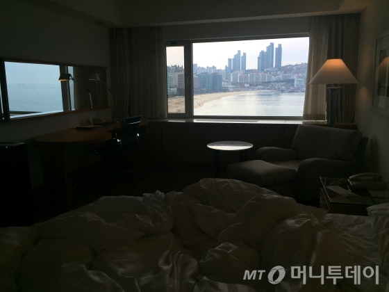 해운대 전망 객실/사진=이지혜 기자
