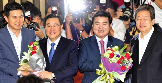 새누리당은 지난달 14일 원내대표에 원유철 전 정책위의장(4선)을, 정책위의장에는 국회 정무위원장을 지냈던 김정훈 의원(3선)을 추대했다.