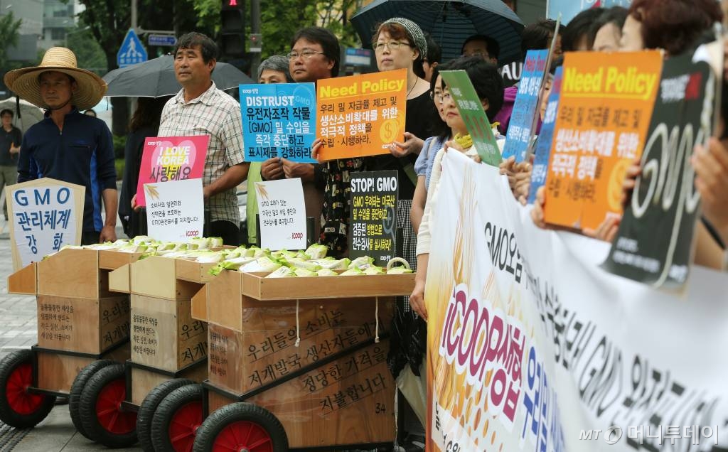 GMO반대 집회/머니투데이 포토DB