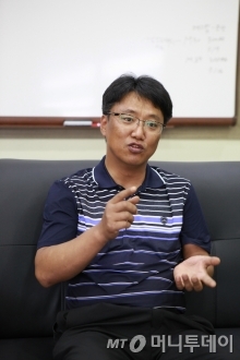 이주성 두리엔터프라이즈 대표. /사진=두산인프라코어