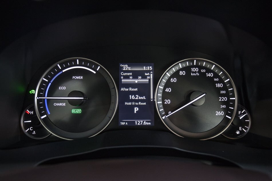 렉서스 올 뉴 ES300h 디스플레이 계기판/사진제공=렉서스