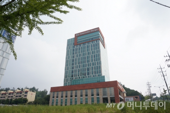 안산 스마트허브 내에 위치한 호텔 인터불고 /사진=이지혜 기자