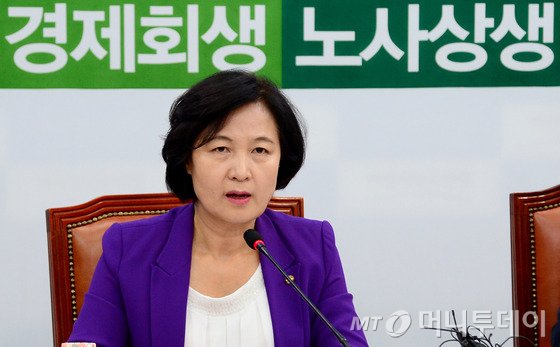 추미애 새정치민주연합 경제정의노동민주화특별위원장. /사진= 뉴스1