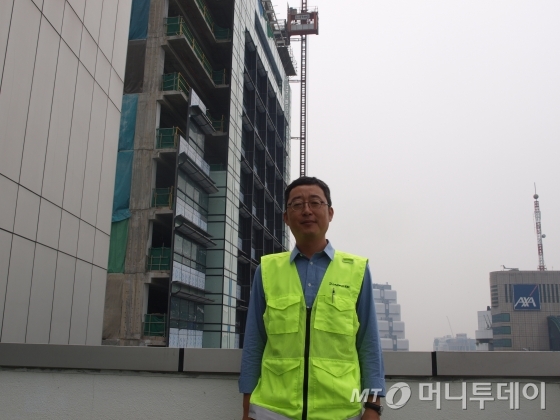 조재형 대우건설 퍼블릭뱅크 현장소장. / 사진=송학주 기자