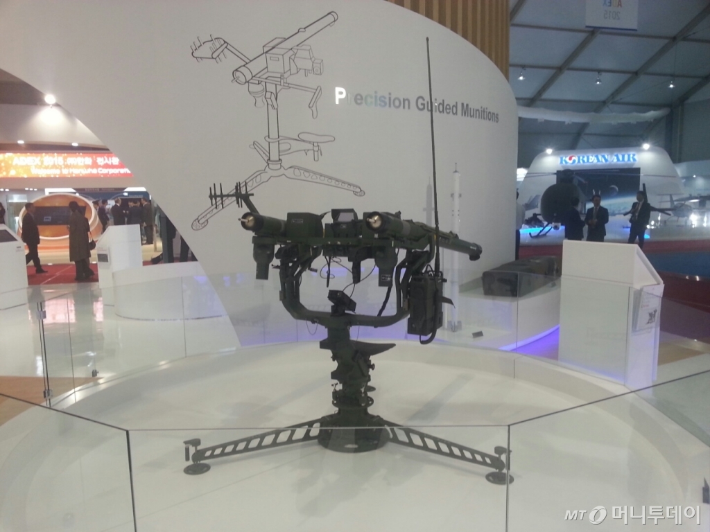 LIG넥스원 휴대용 지대공 유도무기 신궁. /사진=최우영 기자