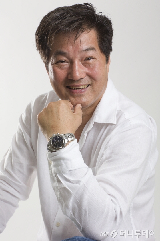 지난 6월 8년만에 귀국한 배우 한지일 당시 모습 /사진=임성균 기자