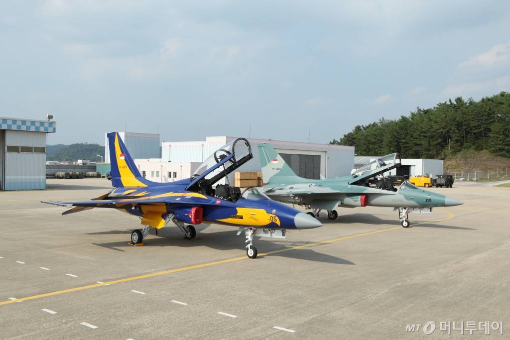 2013년 9월 인도네시아에 수출된 KAI T-50. /사진=KAI