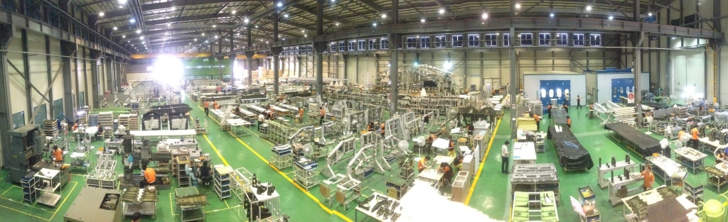 하이즈항공 사천공장의 내부 /사진제공=하이즈항공