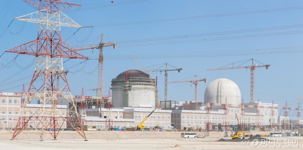 UAE 원전 건설현장/사진=한국전력