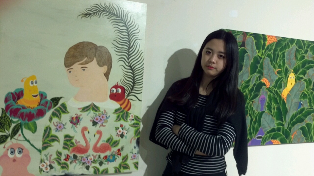 3일 오전 서울 광화문 KT 올레스퀘어에서 머니투데이 주최로 열린 '2015 U클린 공모전' 시상식에서 고등부 포스터 대상을 받은 이은서양(서울미술고등학교2)./사진제공=이은서