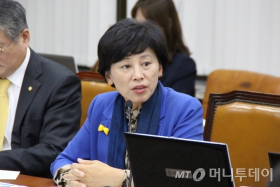 2014년 남인순 의원이 보건복지위에서 질의하고 있다. /사진=남인순 의원실