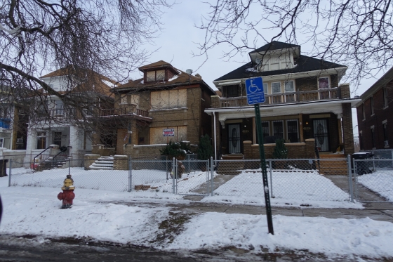 디트로이트의 한 낙후 주거지/사진=장시복 기자