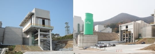 (왼쪽부터)엔진지상시험설비, 연소기 연소시험설비