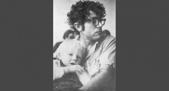 71년 선거운동 당시 두살 반이던 아들 레비 샌더스와 함께/사진=버몬트 프리맨