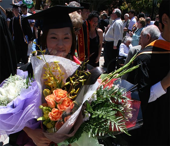 2007년 서던캘리포니아대학 졸업 당시./사진제공=이진