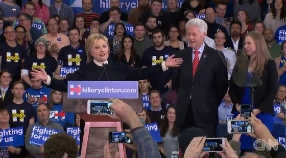 힐러리 클린턴 민주당 경선 후보. /사진=CNN